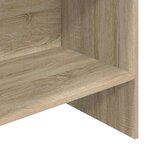 vidaXL Bibliothèque Chêne sonoma 60x35x180 cm Bois d’ingénierie
