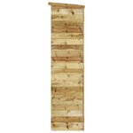 vidaXL Abri à outils de jardin 123x45x171 cm Bois de pin imprégné