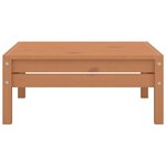 vidaXL Repose-pied de jardin marron miel bois de pin massif