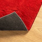 vidaXL Tapis HUARTE à poils courts doux et lavable rouge 200x280 cm