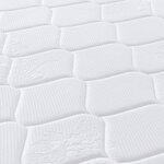 vidaXL Matelas à ressorts ensachés dureté moyenne 200x200 cm