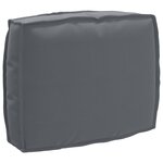vidaXL Coussin de palette pour dossier Anthracite 50x40x12 cm en tissu Oxford