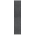 vidaXL Bibliothèque/Séparateur de pièce Gris 40x30x135 5 cm Pin massif