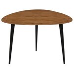 vidaXL Tables basses 3 Pièces Bois d'acacia massif