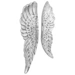 vidaXL Ailes Argent 91x31x5 cm Aluminium