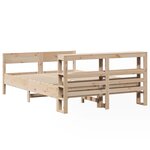 vidaXL Cadre de lit sans matelas 120x190 cm bois de pin massif