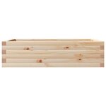 vidaXL Jardinière 90x60x23 cm bois de pin massif