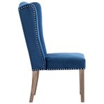 vidaXL Chaises à manger lot de 6 bleu velours