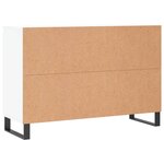 vidaXL Buffet blanc 104x35x70 cm bois d'ingénierie