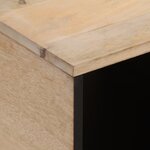 vidaXL Table basse 80x50x40 cm bois de manguier massif