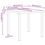 vidaXL Set de salle à manger de jardin 3 pièces avec coussins Noir Poly Rattan
