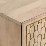 vidaXL Armoire de salle de bain murale 38x33x48cm bois massif manguier