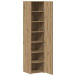 vidaXL Haut de buffet en chêne 40x42.5x185 cm en bois d'ingénierie