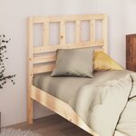 vidaXL Tête de lit 96x4x100 cm Bois massif de pin