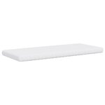 vidaXL Matelas en mousse 2 Pièces blanc 80x200 cm 7 zones dureté 20 ILD