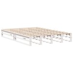 vidaXL Cadre de lit sans matelas blanc 120x200 cm bois de pin massif