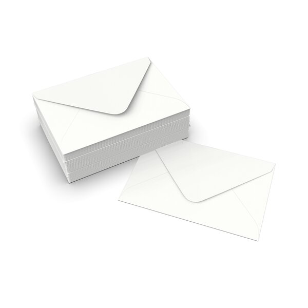 Lot de 250 enveloppe blanche 82x113mm mm (c7)