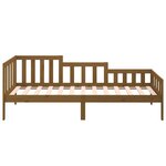 vidaXL Lit de jour sans matelas marron miel 90x190 cm bois pin massif