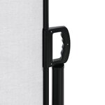 vidaXL Auvent latéral rétractable blanc 180x600 cm