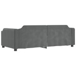 vidaXL Lit de jour avec gigogne et tiroirs sans matelas 80x200 cm