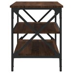 vidaXL Meuble TV Chêne marron 80x40x50 cm Bois d'ingénierie
