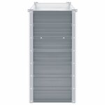 vidaXL Lit surélevé de jardin Acier galvanisé 160x40x77 cm Gris