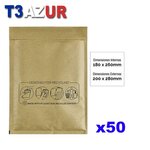 T3AZUR-  Enveloppes bulles  Nº14 - 180x260 mm - Lot de 50