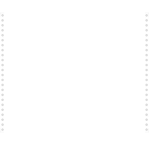 Carton 2000 Listing blanc 380x12' 1pli bandes caroll detachables 70g EXACOMPTA