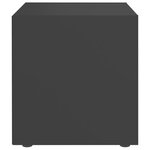 vidaXL Meubles TV 2 Pièces gris 37x35x37 cm bois d’ingénierie