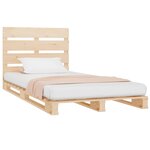 vidaXL Cadre de lit sans matelas 90x200 cm bois de pin massif