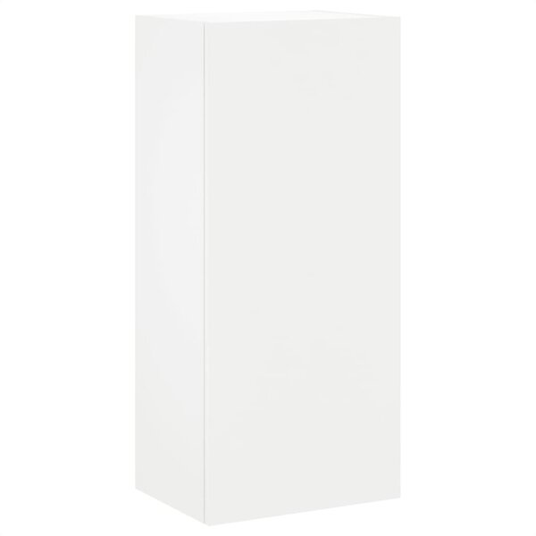 vidaXL Meuble TV mural blanc 40 5x30x90 cm bois d'ingénierie