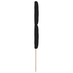 vidaXL Tête de lit LED Lot de 2 Noir Tissu 100 cm USB-C