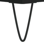 vidaXL Buffet Noir 60x35x70 cm Bois d'ingénierie