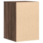 vidaXL Commode d'angle chêne marron 40x41x58 cm bois d'ingénierie