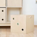 6 boîtes de rangement DICE naturel