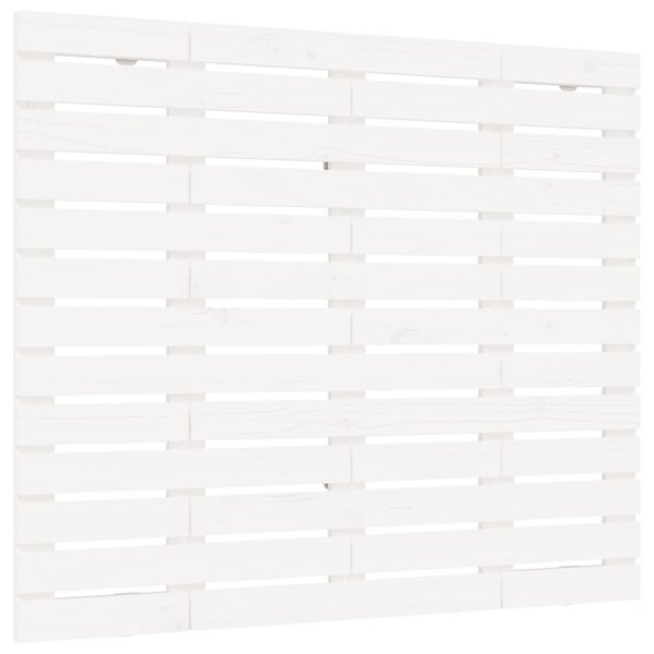 vidaXL Tête de lit murale Blanc 141x3x91 5 cm Bois massif de pin