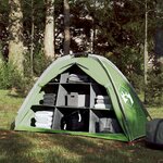 vidaXL Tente de rangement avec 9 compartiments vert imperméable