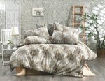 Parure de lit beige TREE 260 x 240 cm