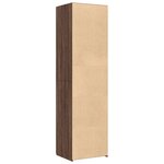 vidaXL Buffet haut chêne marron 50x42 5x185 cm bois d'ingénierie