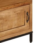 vidaXL Meuble TV Bois de manguier massif 140 x 30 x 40 cm