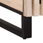 vidaXL Armoire lavabo de bain 62x34x58 cm bois massif de manguier