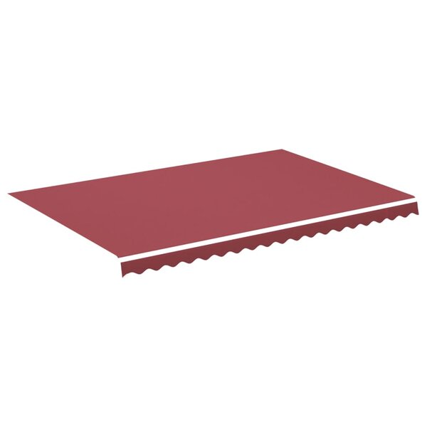 vidaXL Tissu de remplacement pour auvent Bordeaux rouge 4 5x3 m