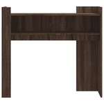 vidaXL Table console chêne marron 100x35x90 cm bois d'ingénierie