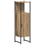 vidaXL Ensemble de meubles de salle de bain 4 pièces en chêne artisan en bois d'ingénierie