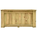 vidaXL Jardinière surélevée 100x50x50 cm Bois de pin imprégné