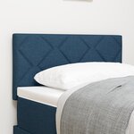 Tête de Lit LED vidaXL Design Blocs en Diamant Bleu 80 cm Tissu