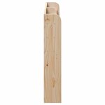 vidaXL Tête de lit avec étagères 120 cm bois massif de pin