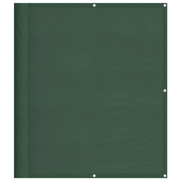 vidaXL Écran de balcon vert foncé 120x1000 cm 100  polyester oxford