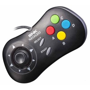 Manette noire Neo Geo Mini