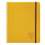 Carnet spirales proactiv'book linicolor 16 x 21 cm - blanc ligné - 180 pages - lot de 5 - clairefontaine